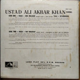 Ali Akbar Khan  - Raga Des Malhar / Raga Nat Bhairav (Vinyl)